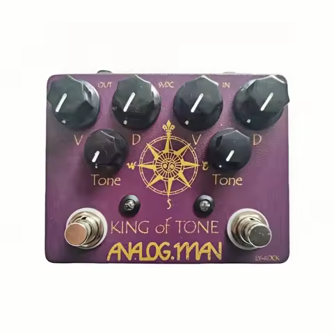 LYR PEDALS ly rock ,Guitar OVERDRIVE effect pedal, king of tone/king of clone, classic guitar pedal,