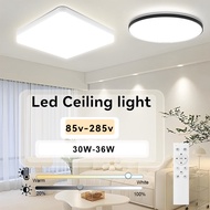 Led Ceiling Lamp 110- 264V Remote Control Dimming Ceiling Light For Living Room Bedroom Lamp Home Decor  Indoor Lighting Fixture