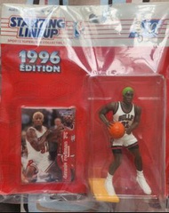 絕版 NBA Chicago Bulls  1996 Dennis Rodman 50 th limited edition figure 公牛 洛文 non enterbay hottoys