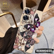 HP (DS1821) Pro Camera Phone Case REALME C55 Flowers Ready For all types of Vivo Realme Xiaomi Samsu