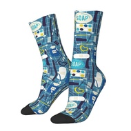 Funny The Pattern of Tools Used by Doctors and Nurses Cartoon Crew Socks Men Women Fashion Socks Spr