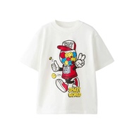 Children Clothing Boys Smiley Face Printed Short-Sleeved T-Shirt G444