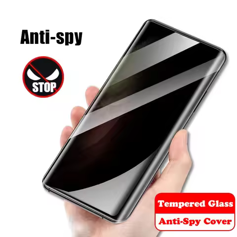 3D Curved Privacy Screen Protectors For VIVO X80 X70 X60 X50 S15 S12 X60 Pro+ Anti-spy Tempered Glas
