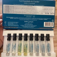 Atelier Cologne Perfume Set 2ml*8 Gift Box New Closet Unbound Oolong Red Sunset California Cedarwood