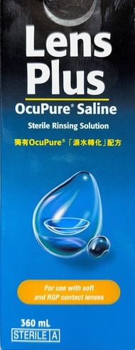 - Lens Plus生理鹽水 360毫升