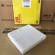 Nissan Navara air conditioner air filter, NP300 brand JS Asakashi AC0272 |27277-4JA0A 27277-4JA0B
