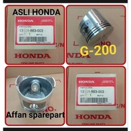 HONDA MESIN ENGINE PISTON ORIGINAL STD G 200HONDA, STD SEHER ORIGINAL G 200HONDA