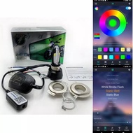 RTD MOTORCYCLE LIGHTS - M02K RAYTON LED 100% ORIGINAL - MULTICOLOR APP HEADLAMP HP REMOT