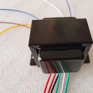 Tube preamp power transformer, dual 200V, 6.3V, 8V transformers; preamp tubes, brand new pure copper