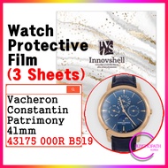 Protective Sticker for Vacheron Constantin Patrimony 41mm (3 sheets) 43175 000R B519 / Scratch & Con