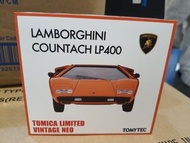 《TOMYTEC 》Tomica Limited Vintage Lamborghini Countac LP400 (Orange) 橙/ (Yellow) 黃各  HK 380/@