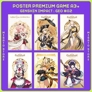Premium Full HD Poster! Game A3+ : Genshin Impact - Geo [Episode 02] - Linnea, NAVIA, Ngeuang, Noell