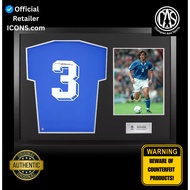 Paolo Maldini Official UEFA EURO 2024 Signed and Hero Framed Italy 1990 Home Shirt