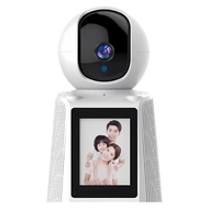 กล้องวงจรปิด V380 Pro Q20 Smart CCTV Camera with LCD Screen 1080P HD Video Call เสียงสองทาง การเชื่อ