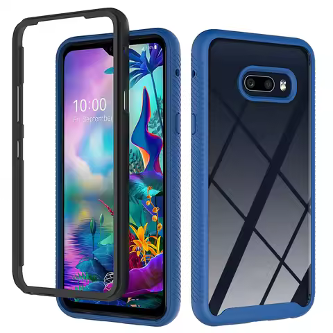 Hybrid Rugged Armor Shockproof Phone Case For LG G8X V50S ThinQ 6.4 inches Soft TPU Frame Hard Plast