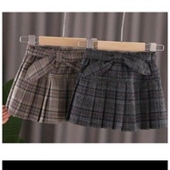 chân váy xếp ly nơ cạp trẻ em CV009