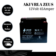 Aki Kering UPS dan Solar Panel VRLA ZEUS 12v 45Ah