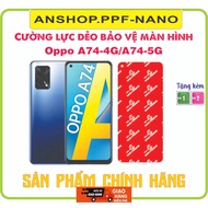 Toughened flexible phone screen protector for oppo A74