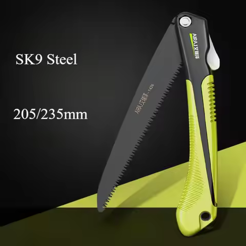 New Folding Saw SK9 Steel Sharp Wear-resistant Portable Household Hand Saw Woodworking Saw 205mm 235