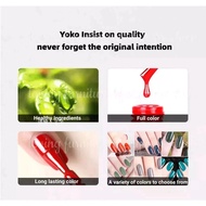 ♞,♘【Original】YOKO Nail Polish Cutics Set (6pcs) 9.9ml  Non-toxic And Environmentally Friendly DIY