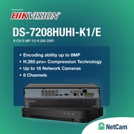 DVR 8CH HIKVISION DS-7208HUHI-K1/E 4MP-5MP