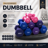 1KG / 4KG Hexagon Dumbbell Set | Home Gym Fitness Exercise Weight Training Workout Strength Muscle D