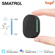 SMATRUL Tuya Smart Wifi Ceiling Fan Switch Mini Speed Switch Controller Fan Breaker Module Voice Relay Controller Timer work for Google Home Alexa