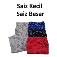 Tiga Suku- Saiz Kecil Besar Seluar Tiga Suku Lelaki Perempuan Murah/ Small and Plus Size Three Quart