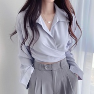 Korean Blouse Women's Top Long Sleeve korean Style CS-27