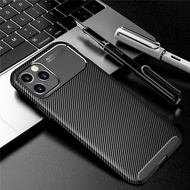 iPhone 12 Pro Max / 12 Pro / 12 / 12 Mini Carbon Fibre Phone Case Casing Cover