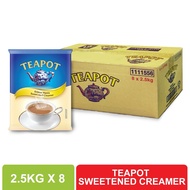 Teapot Sweetened Creamer Pouch 2.5kg x 8 Packets (1 Carton) / Susu Pekat Teapot  / Krimer Manis Milk