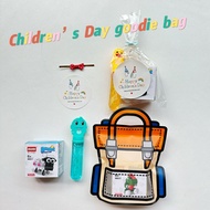 [SG Seller] Children day goodie bag gift set birthday return gift sticker book bubble with customization gift tag