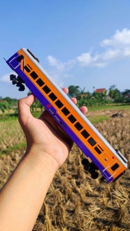 Gerbong KAYU Ekonomi Kuning, rangkaian mainan miniatur kereta api Indonesia