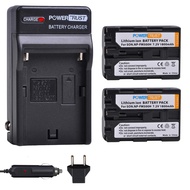 2-Pack NP-FM500H Battery and Fast Charger for Sony Alpha A58 A57 A65 A77 A99 A900 A700 A580 A560 A55