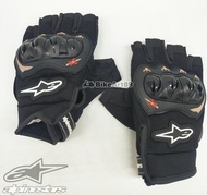 🔥 Glove Half Black High Quality Sarung Tangan Motor Basikal GYM Riding Accessories 🏍 MT15 R15 Y16ZR Y15ZR LC135 EX5 VF3i RFS 🏍  Motor Accessories Motorcycle Accessories 🔥