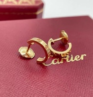 Cartier卡地亞 love 小號款耳環/耳釘 18K 黃金色