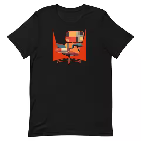 Mid Century Modern Eames Lounge Chair Retro T Shirt