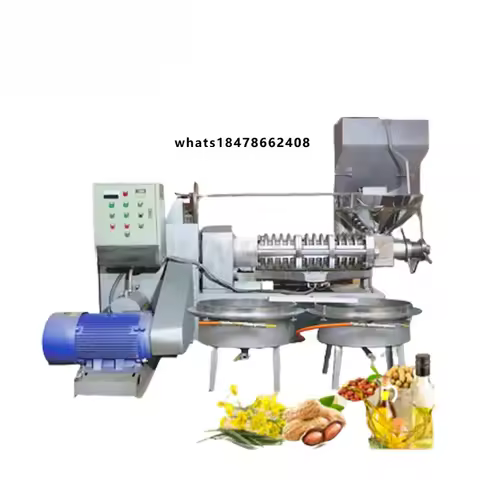 Hot Commercial Cold and Hot Peanut Coconut Olive Oil Press Machine Oil Mill Making Pressing Extracti
