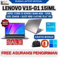 Laptop Baru Lenovo V15-G1 Core I3-10110U Ram 12Gb Ssd 256Gb Nvme Layar