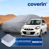 4 Layers of Nissan March Car Body Cover March Outdoor Car Cover