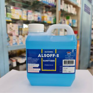 (alsoff แกลอล 1 ลิตร) ALSOFF REFILL 1ลิตร alsoff-s hand sanitizer 1 แกลลอน แอลกอฮอล์ แกลอนเล็ก แอลกอฮอล์ล้างมือ  (หมดอายุ 12/2025)