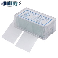 100 Pieces 24x50 mm Microscope Glass Slides Cover Slips Blank Slides Microscope Accessories 0.13-0.1