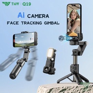 TNW Q19 Gimbal Stabilizer for Phone Face Tracking Selfie Stick Anti-shake Handheld Phone StandTripod