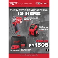 Milwaukee M12 FUEL™ Gen II 1/2" Stubby Impact Wrench Combo