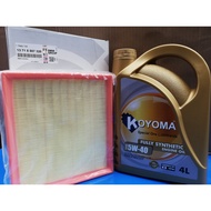 BMW F30, F31,F36 AIR FILTER + KOYOMA 5W40 FULLY SYNTHETIC ENGINE OIL