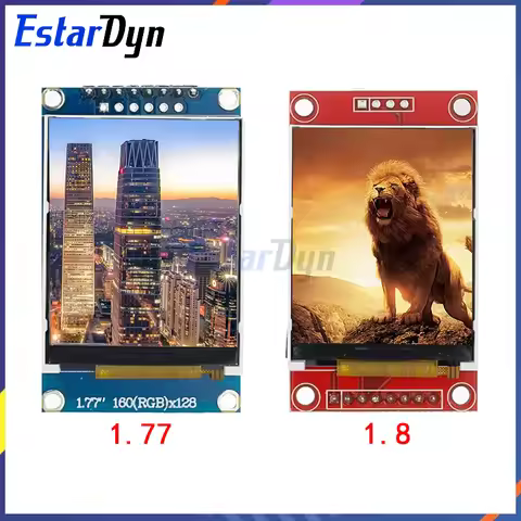 1.77 1.8 inch TFT LCD Module LCD Screen SPI serial 51 drivers 4 IO driver TFT Resolution 128*160 1.8