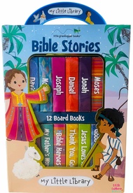 Board Book : My Little Learner Library: Bible Stories (12 mini board books) ไบเบิ้ลสำหรับเด็ก บอร์ดบ