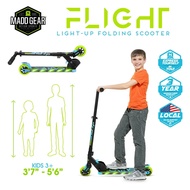 Free shipping Light-up Kids Kick Folding Scooter - Height Adjustable Unisex 3 Yrs