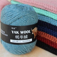 1balls=100g Yak Wool Yarn for Knitting Fine Worsted Blended Crochet Yarn Knitting Sweater Scarf Yarn
