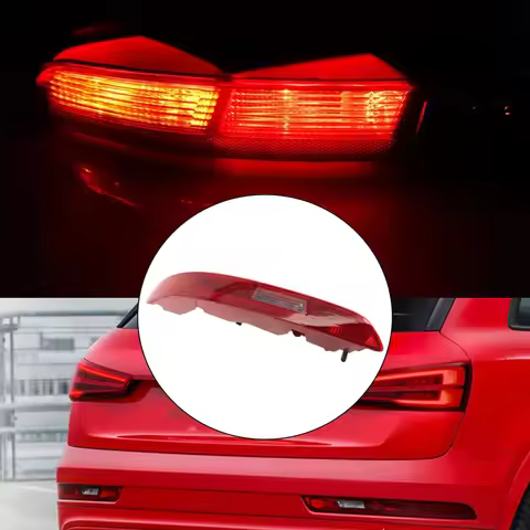 Car Rear Bumper Tail Light Stop Brake Lamp with bulbs For Audi Q3 EU version 2011 2012 2013 2014 201